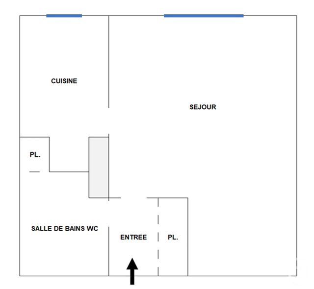 Appartement Studio à vendre - 1 pièce - 33.0 m2 - VERSAILLES - 78 - ILE-DE-FRANCE - Century 21 Fels Immobilier