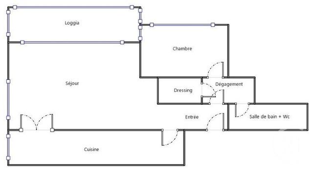 Appartement F2 à vendre - 2 pièces - 58.39 m2 - FONTENAY LE FLEURY - 78 - ILE-DE-FRANCE - Century 21 Fels Immobilier