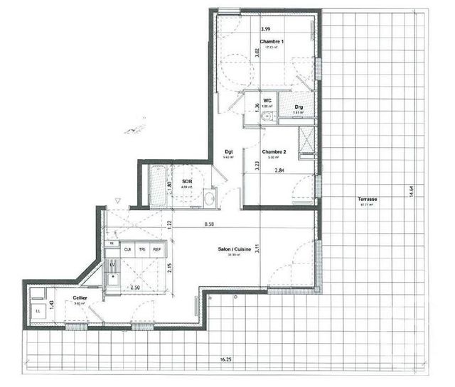 Appartement F3 à vendre - 3 pièces - 70.66 m2 - ST CYR L ECOLE - 78 - ILE-DE-FRANCE - Century 21 Fels Immobilier